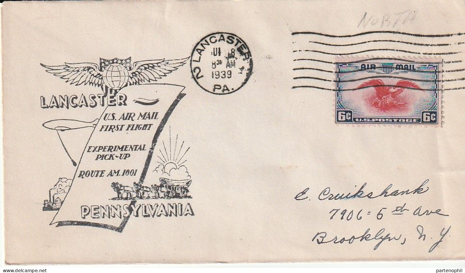 USA United States 1939 -  Postgeschichte - Storia Postale - Histoire Postale - Briefe U. Dokumente