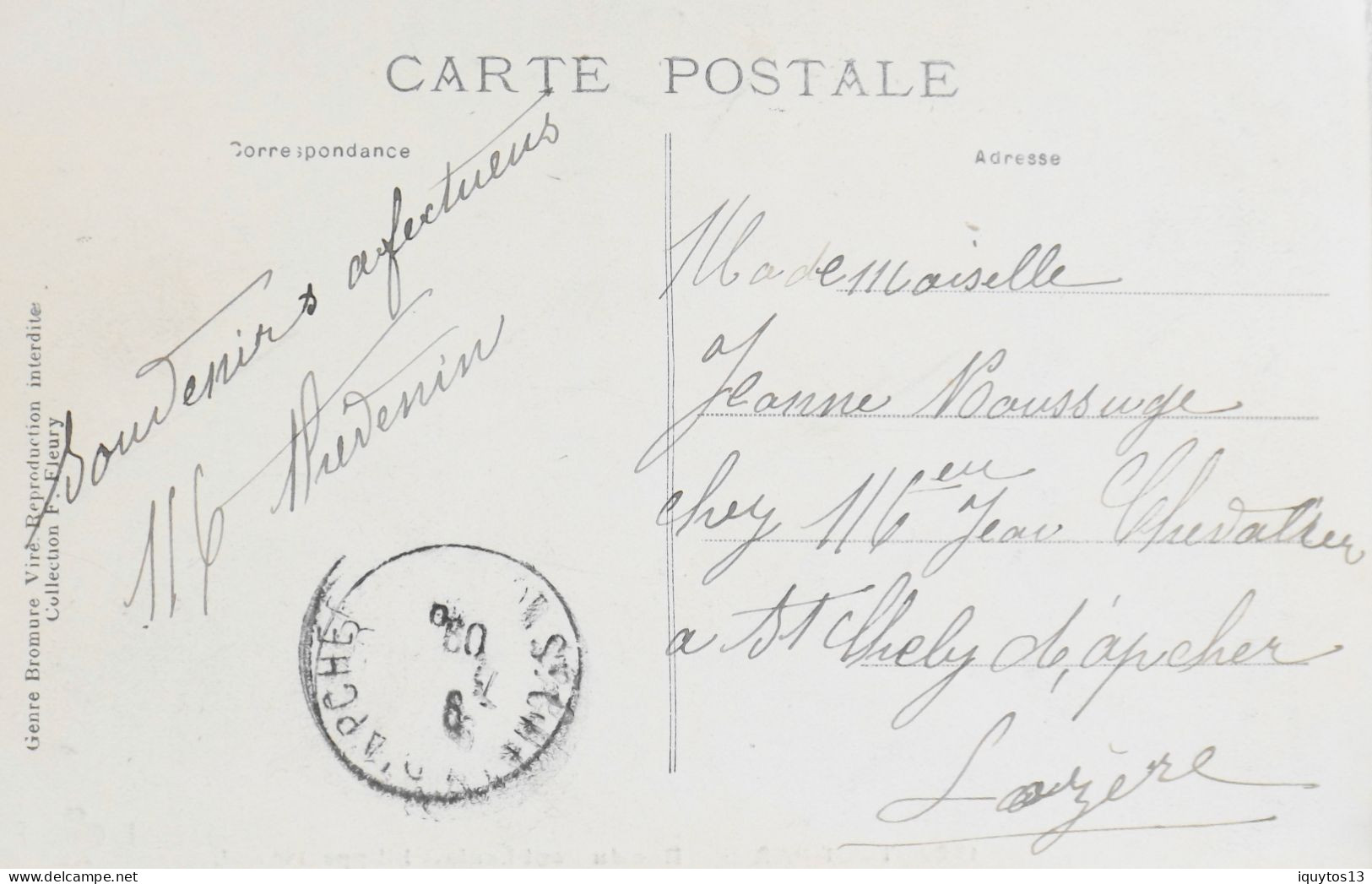CPA. [75] > TOUT PARIS > N° 1927 - Rue Du Pont Louis Philippe - (IVe Arrt.) - 1909 - Coll. F. Fleury - TBE - Distretto: 04