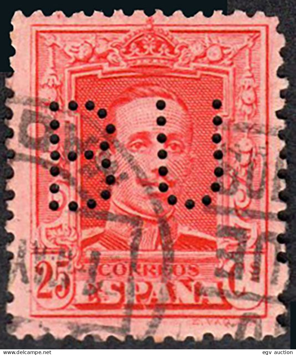 Madrid - Perforado - Edi O 317 - "BU" (Banco Urquijo) - Used Stamps