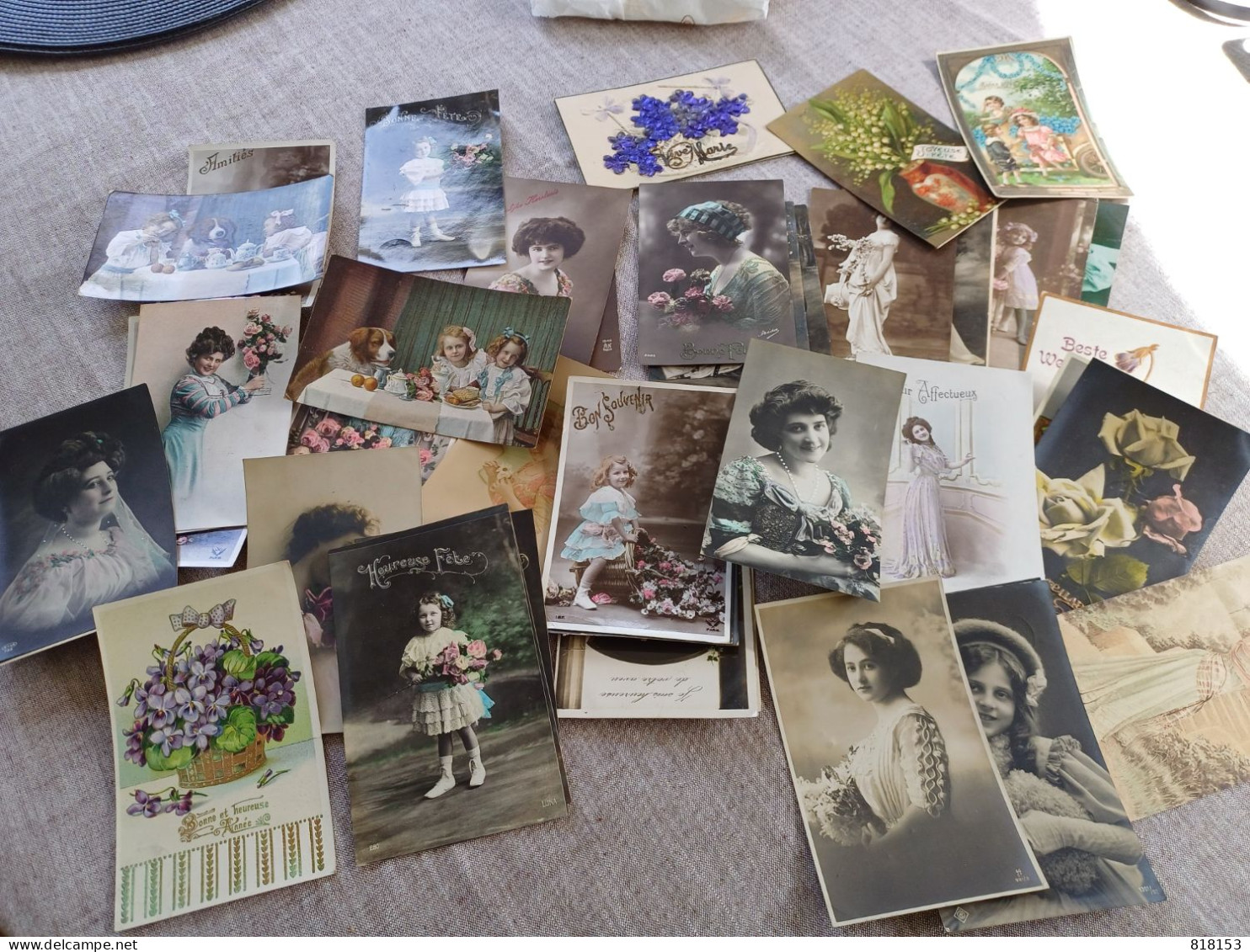 100 Oude (1903 Tot 1910) Fantasiekaarten ; Allemaal Afgestempeld En Beschreven (port België: 6 € ) - 100 - 499 Postcards
