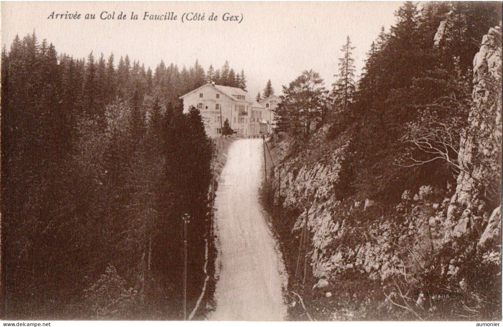 COL DE LA FAUCILLE ( 01 ) - Arrivée Coté De Gex - Ohne Zuordnung