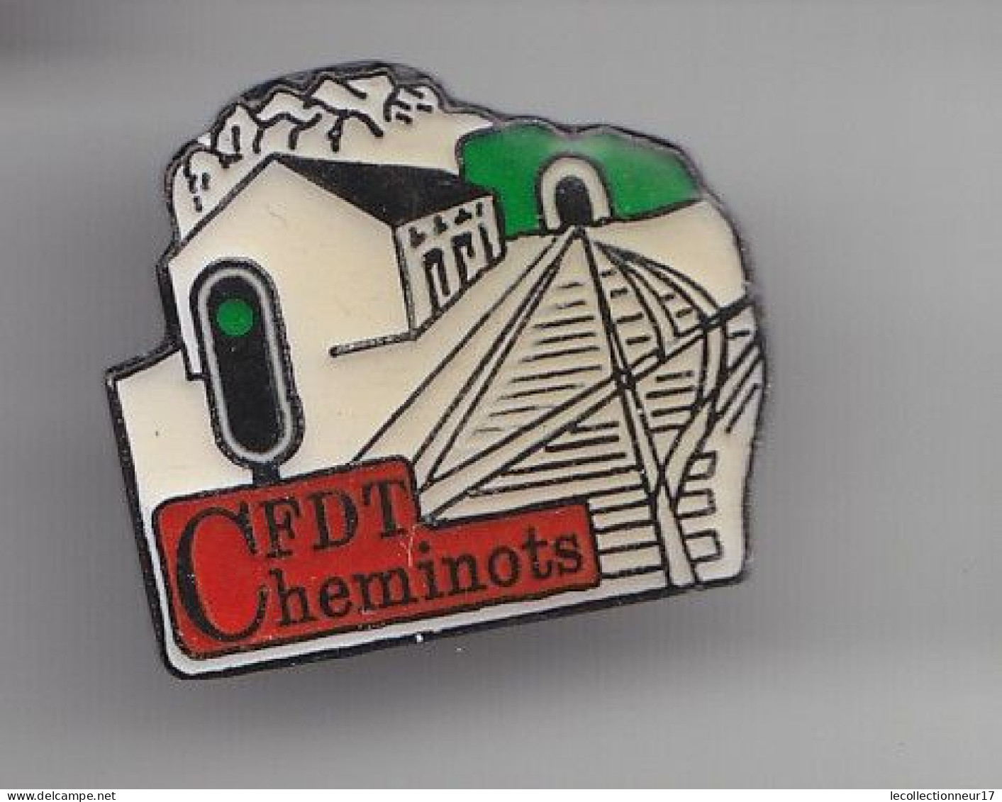 Pin's CFDT Cheminots SNCF Réf 3152 - TGV