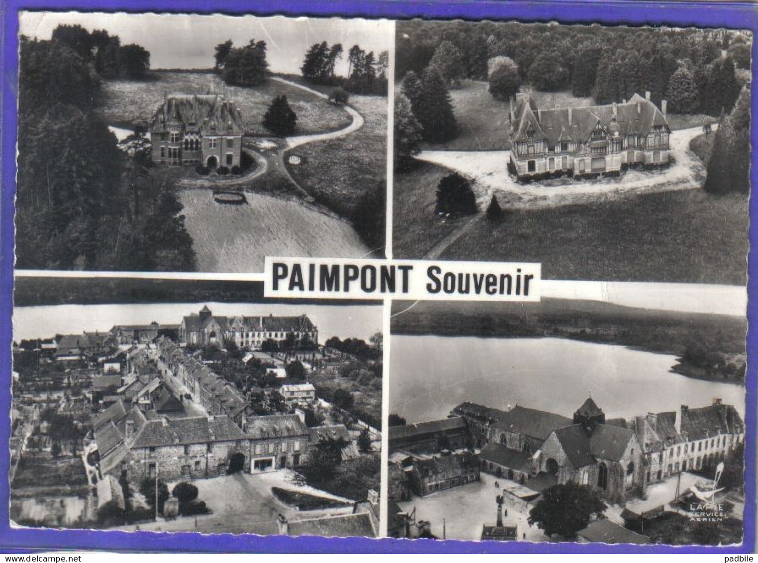 Carte Postale 35. Paimpont Chateau De Trécesson Chateau De Brocéliande  Le Bourg   Très Beau Plan - Andere & Zonder Classificatie