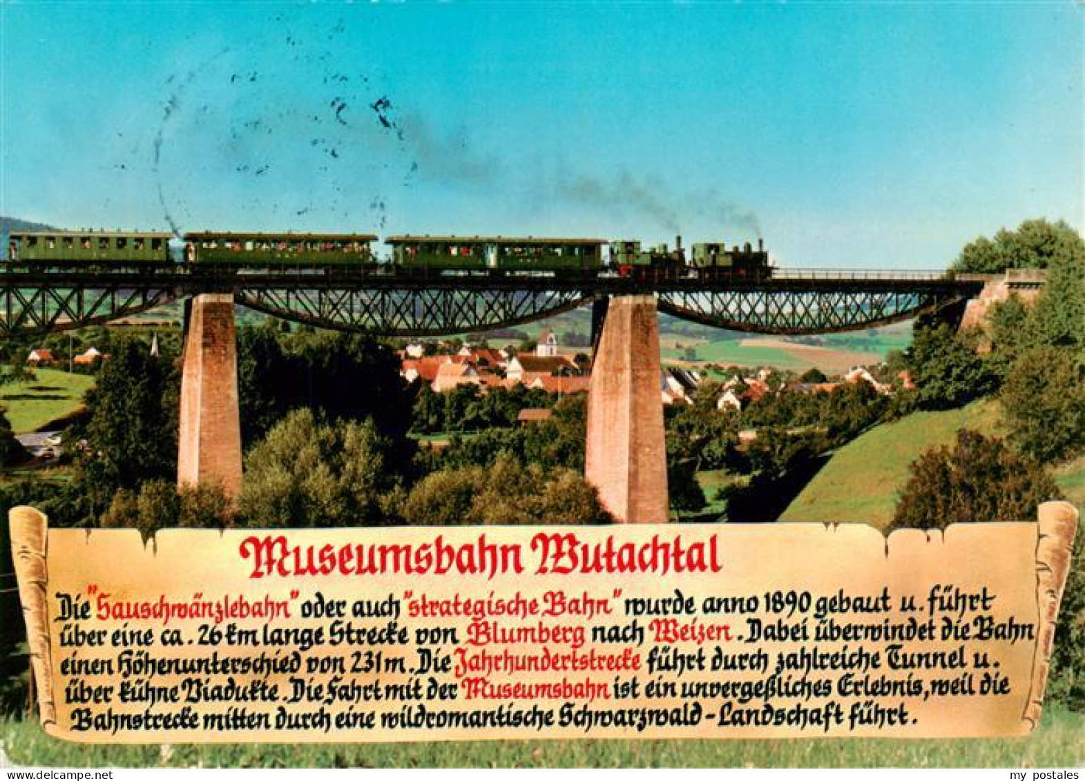 73926965 Blumberg__Baden Sauschwaenzlebahn Museumsbahn Wutachtal - Sonstige & Ohne Zuordnung