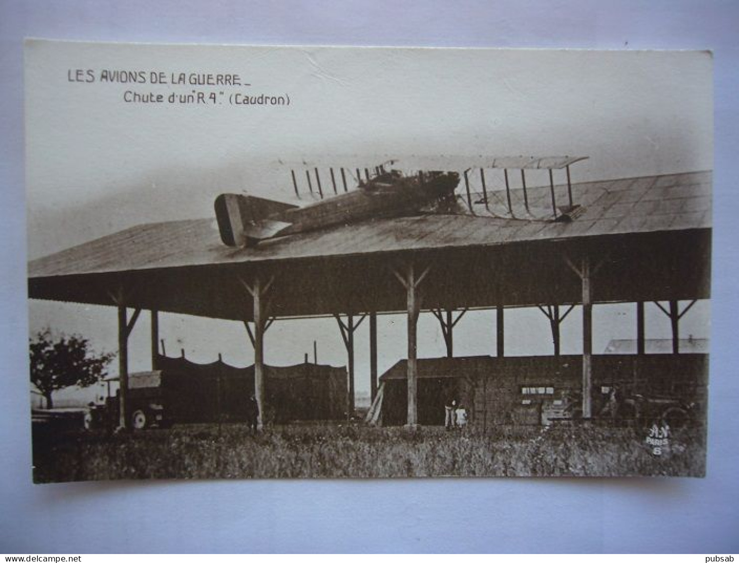 Avion / Airplane / ARMÉE DE L'AIR FRANÇAISE / Caudron R 4 / Crash - 1914-1918: 1a Guerra