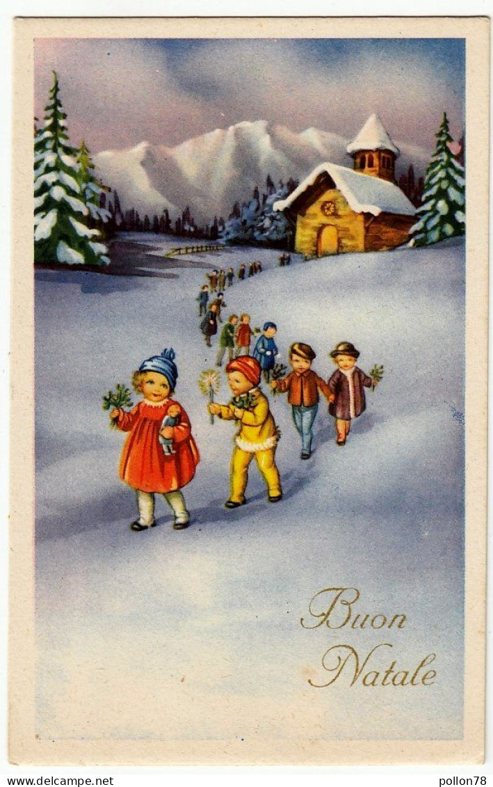 BUON NATALE - BAMBINI - Vedi Retro - Formato Piccolo - Sonstige & Ohne Zuordnung