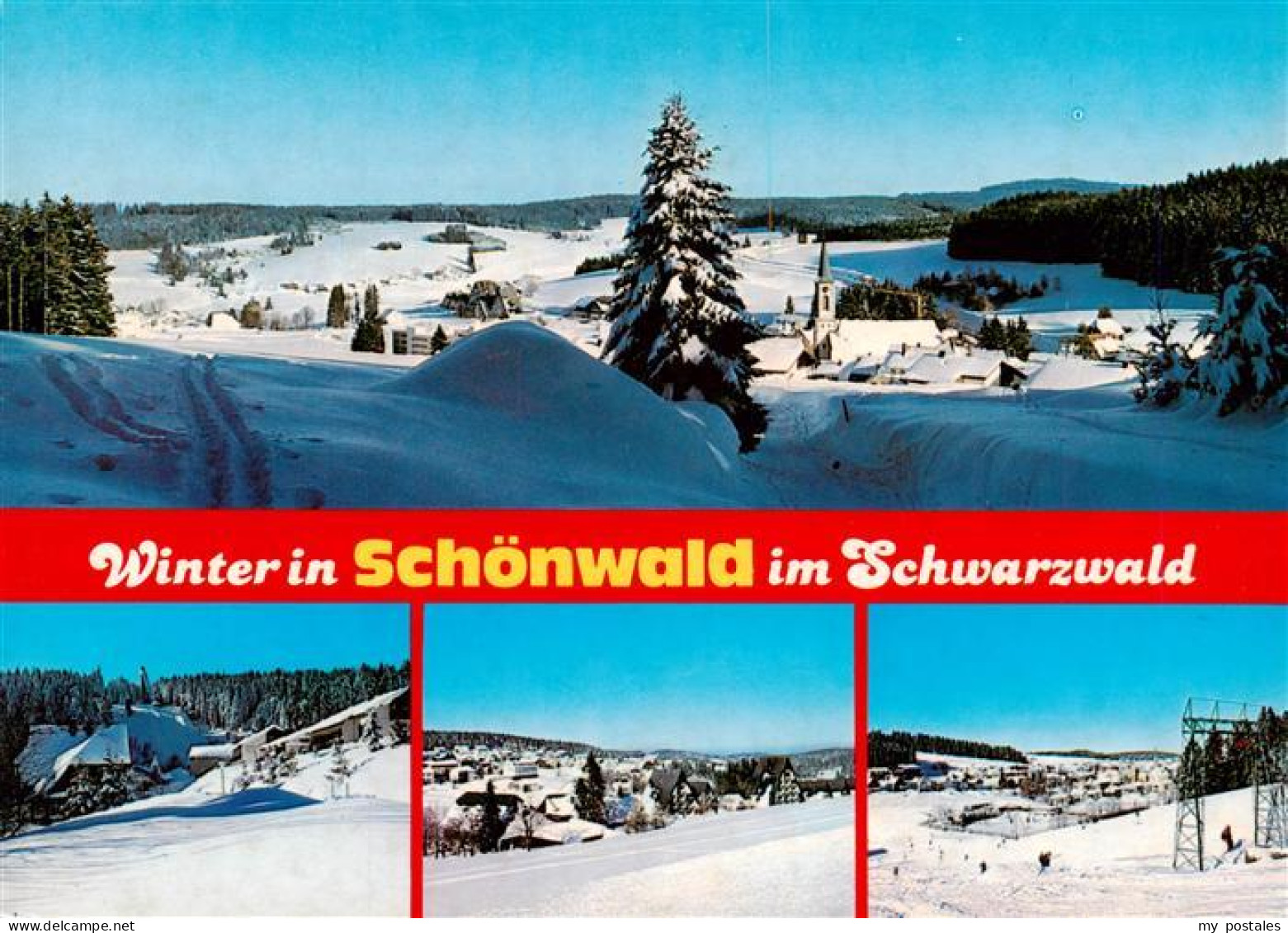 73926936 Schoenwald_Schwarzwald Winterpanorama Teilansichten - Sonstige & Ohne Zuordnung