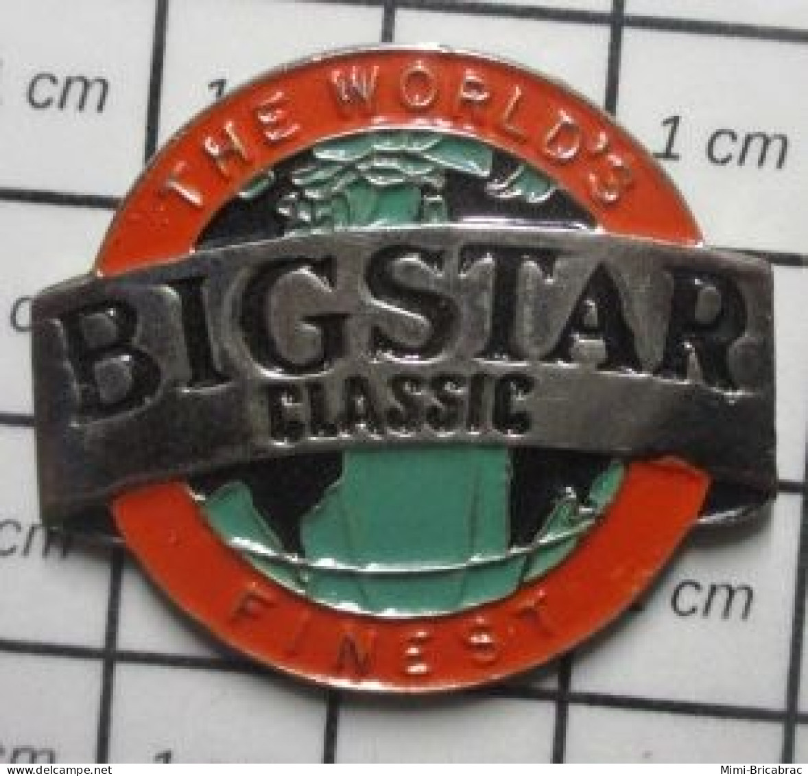 1618c Pin's Pins / Beau Et Rare / MARQUES / BIG STAR CLASSIC THE WORLD'S FINEST - Markennamen