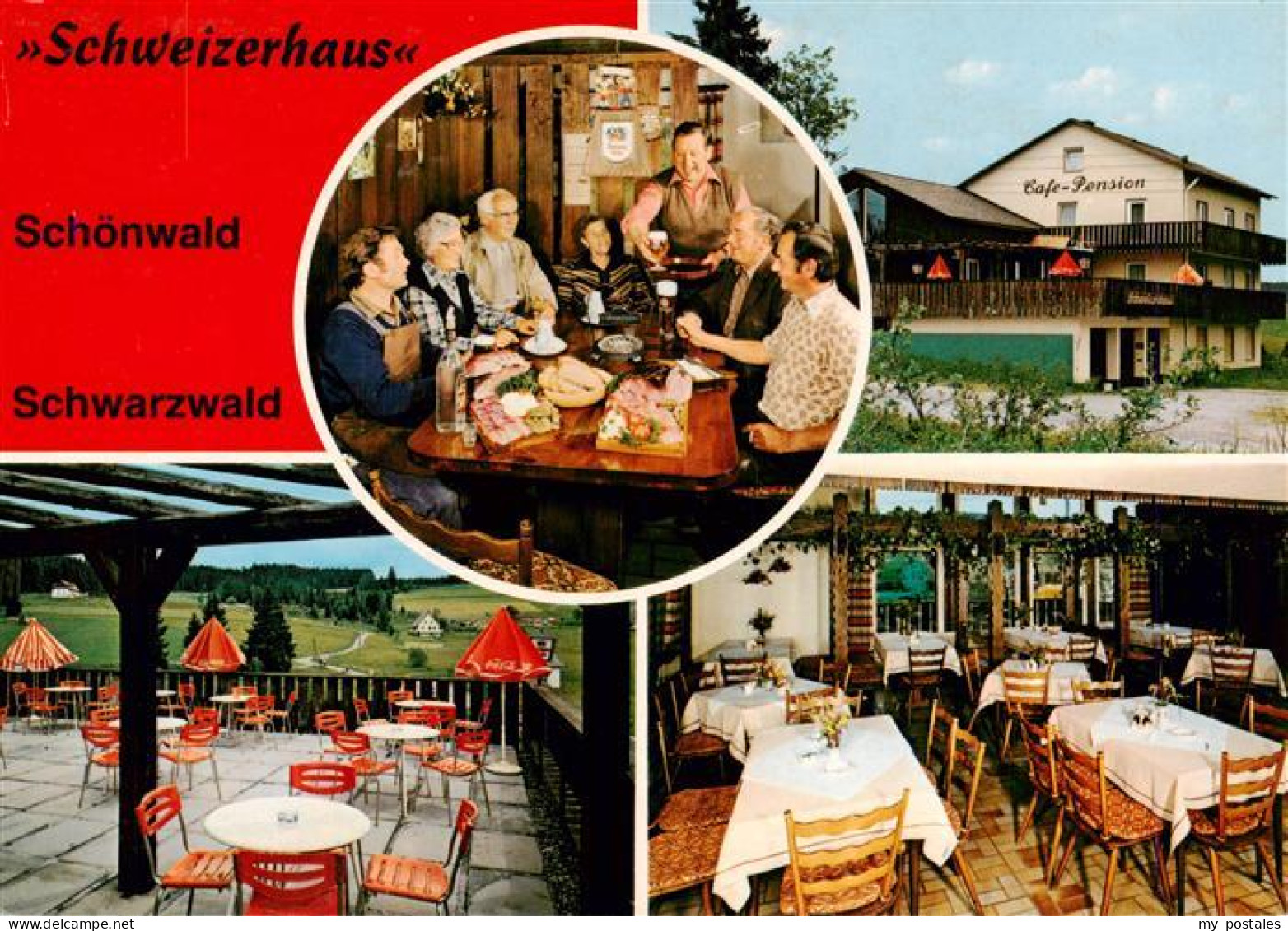 73926924 Schoenwald_Schwarzwald Restaurant Pension Schweizerhaus Terrasse Gastra - Sonstige & Ohne Zuordnung