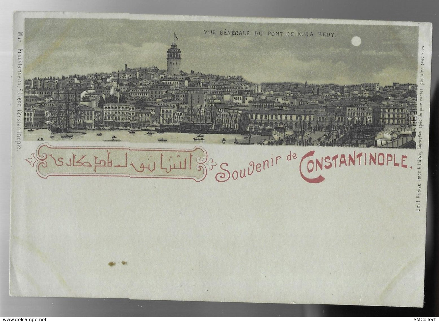 Souvenir De Constantinople, Vue Générale Du Pont De Kura Keuy (A18p72) - Turquie