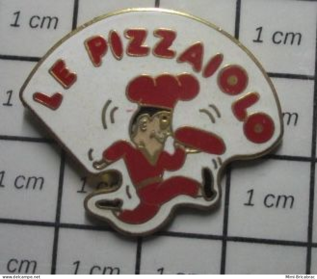 1618c Pin's Pins / Beau Et Rare / ALIMENTATION / LE PIZZAIOLO PIZZA PIZZERIA - Alimentation