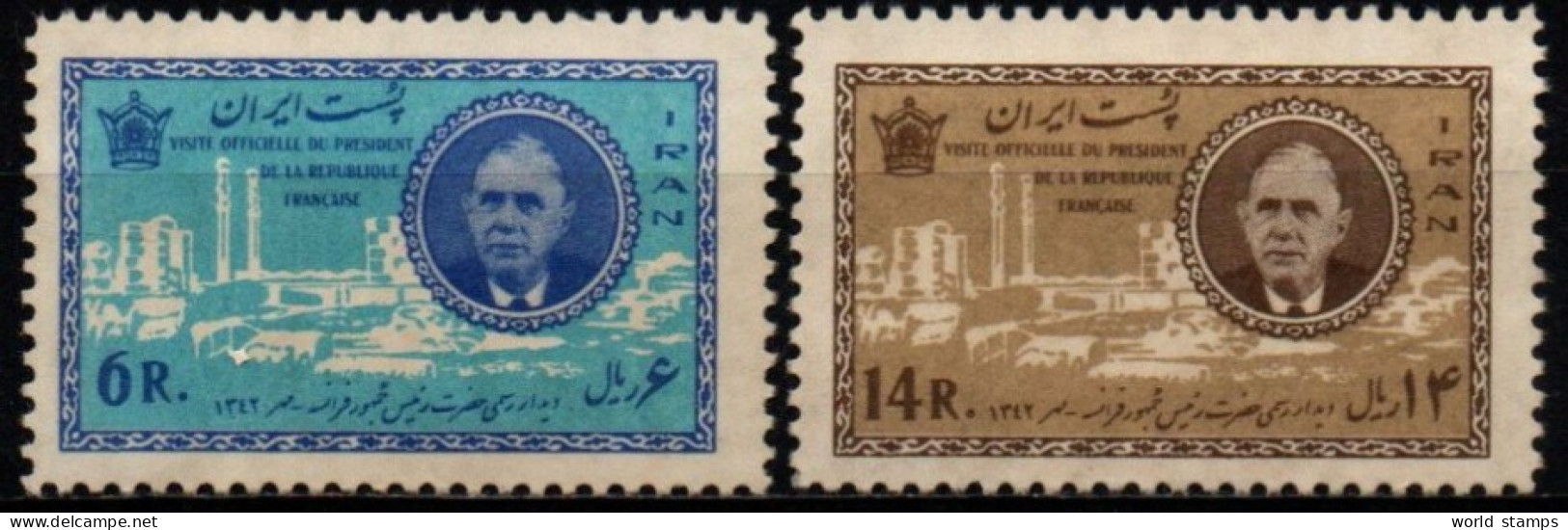 IRAN 1963 ** 2 SCAN - Iran