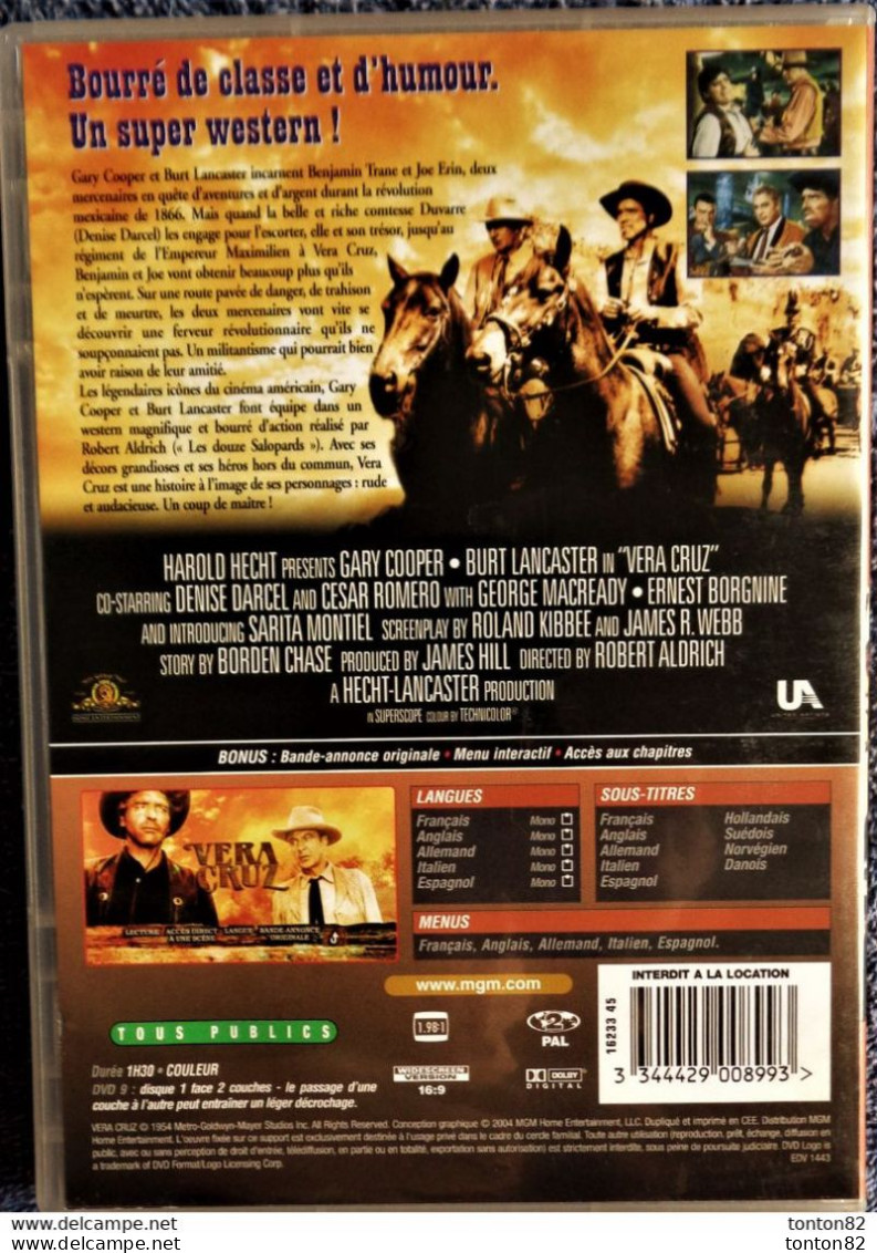 VERA CRUZ - Burt Lancaster - Gary Cooper . - Western / Cowboy