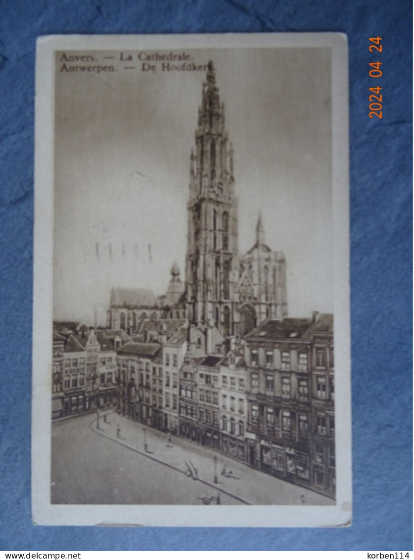 DE HOOFDKERK  10/08/1951 MET SPECIALE ZEGELS - Antwerpen