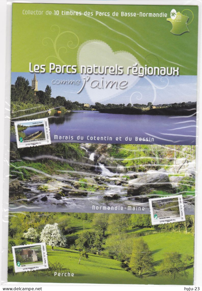 Collector La Poste N° 43 Parcs Naturels Basse Normandie  2010 (sous Blister D'origine) - Collectors