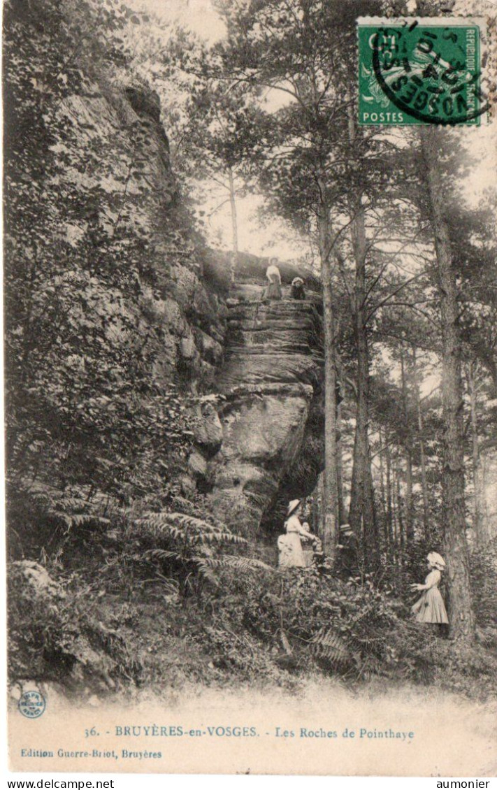 BRUYERES EN VOSGES ( 88 ) - Les Rochers De Pointhaye - Bruyeres