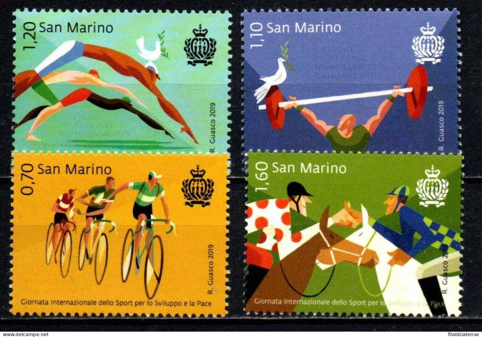 2019 - 2625/28 Giornata Dello Sport  ++++++++ - Unused Stamps