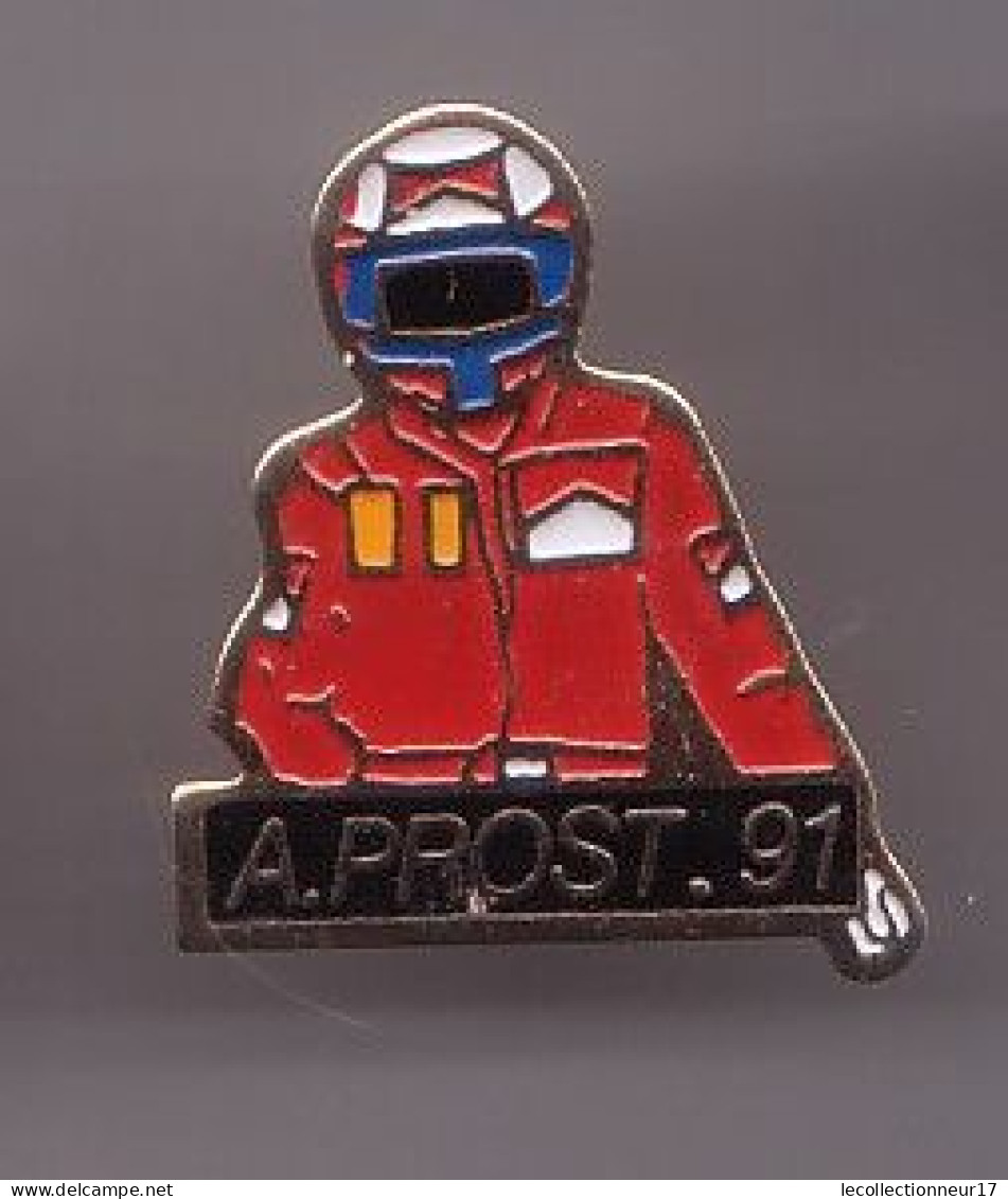 Pin's   Alain Prost 91 Réf 511 - Automovilismo - F1