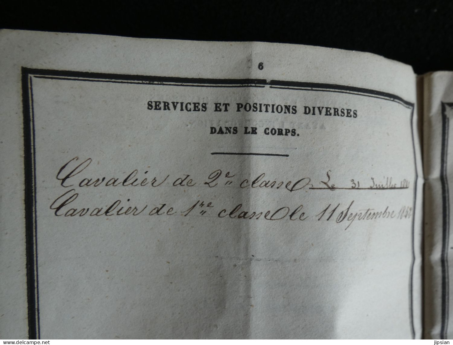Livret Homme De Troupe 1846 Clermont Ferrand 8ème Régiment De Lanciers Couvertures En Parchemin Velin -- Z1 - Documents