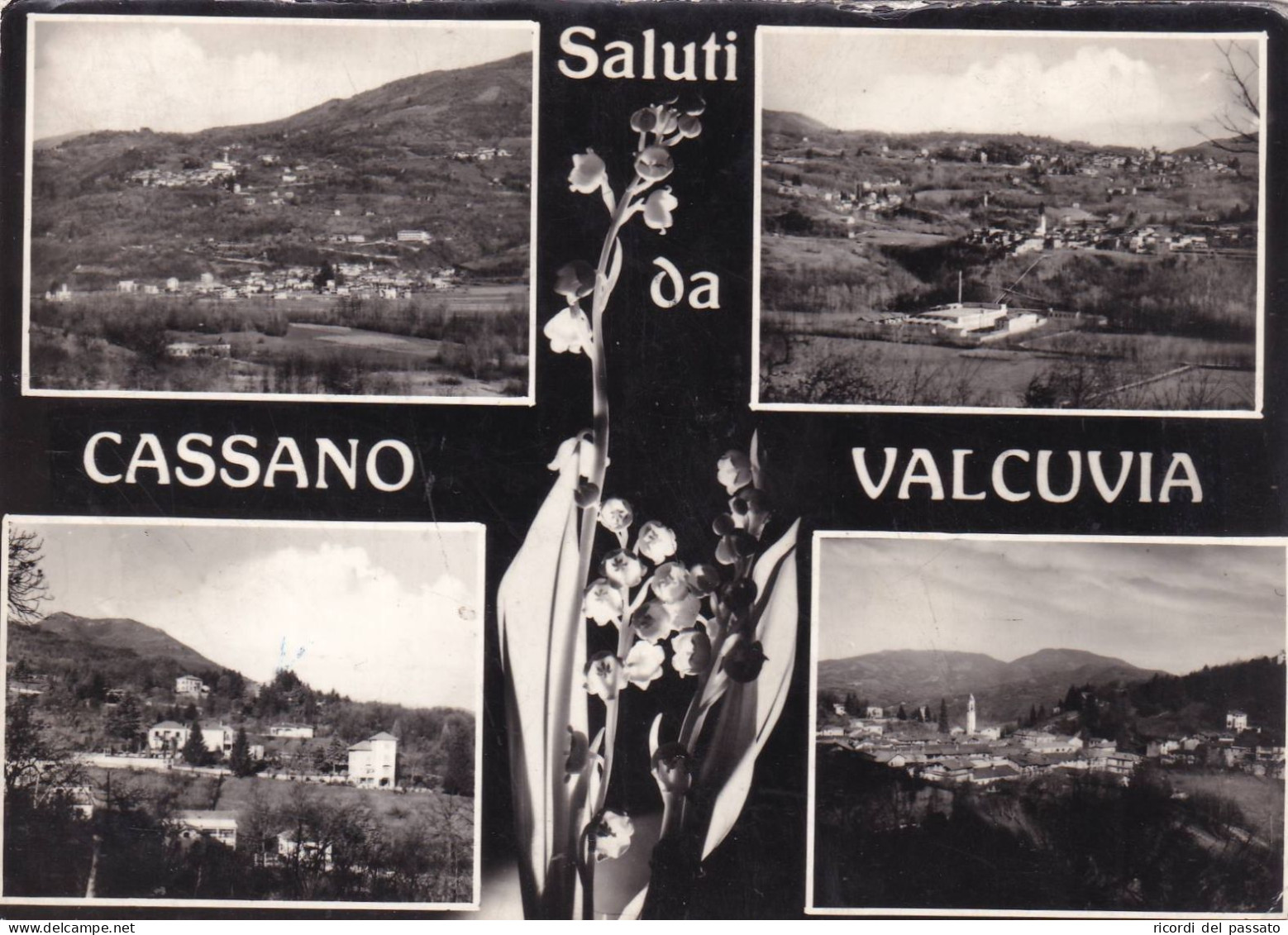 Cartolina Cassano Valcuvia ( Varese ) Saluti Con Vedutine - Varese