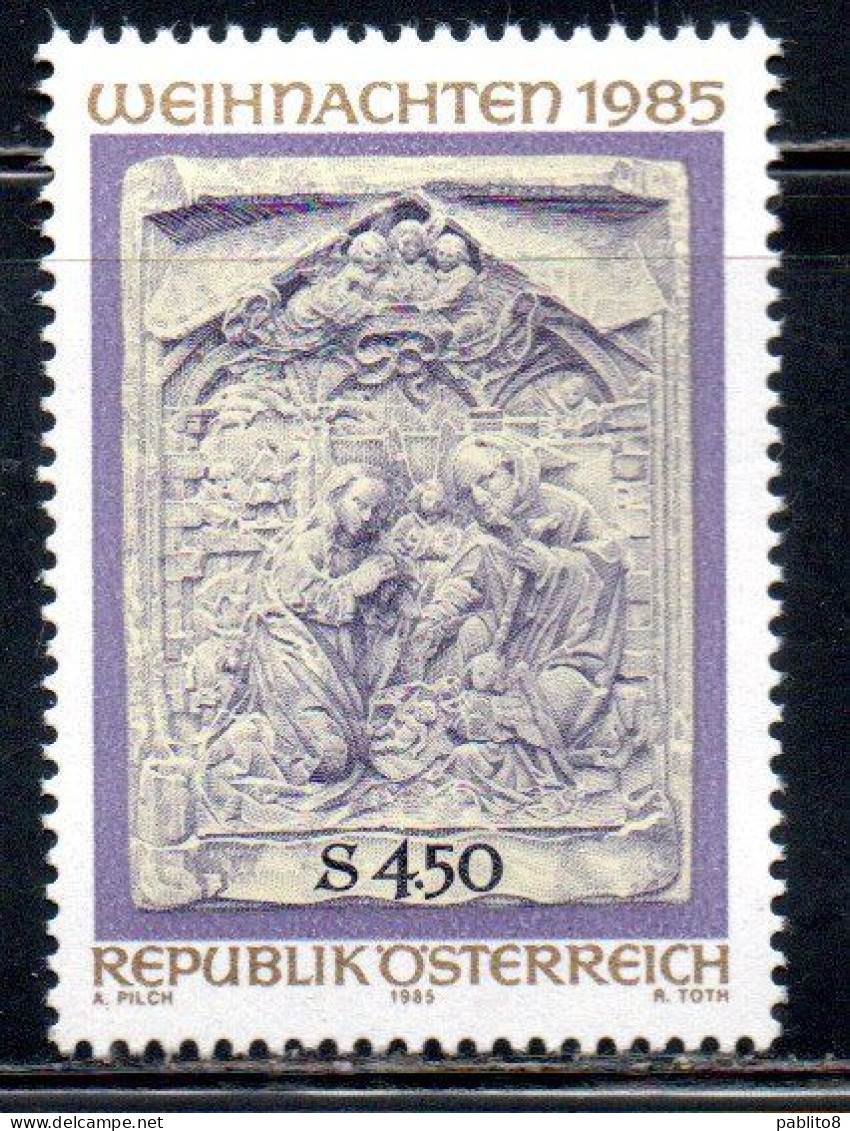 AUSTRIA ÖSTERREICH 1985 CHRISTMAS NATALE NOEL WEIHNACHTEN NAVIDAD 4.50s MNH - Nuovi