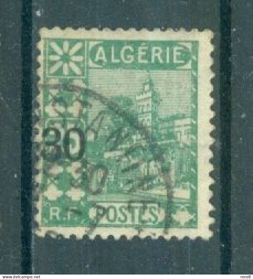 ALGERIE - N°73 Oblitéré - Timbres De 1926 Surchargés. - Gebruikt