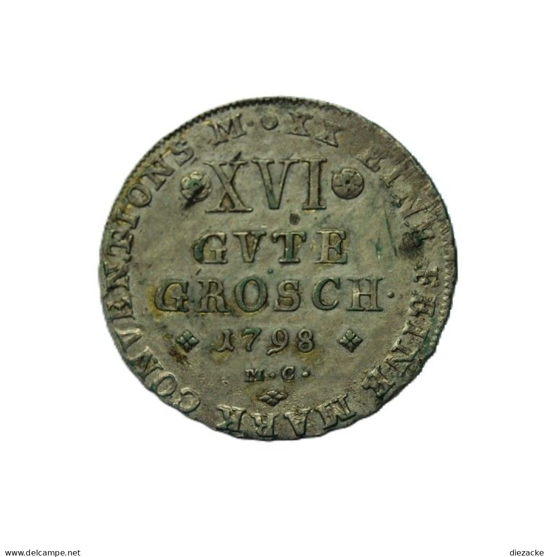 Braunschweig-Wolfenbüttel 1798 MC XVI Gute Groschen Karl Wilh. Ferdinand (EM049 - Small Coins & Other Subdivisions