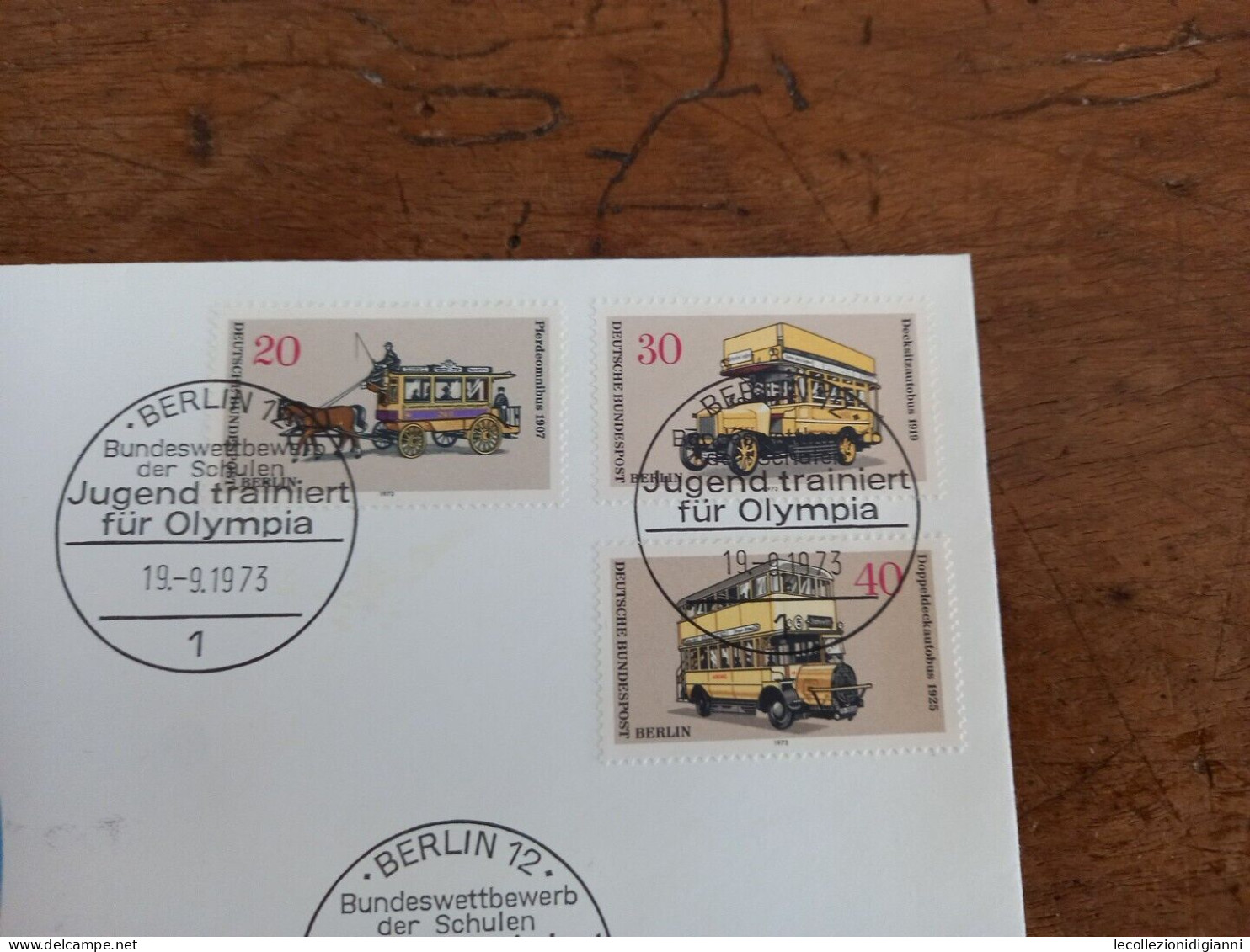 1058) Germania Busta 1973 Jugend Trainiert Fur Olympia - Storia Postale