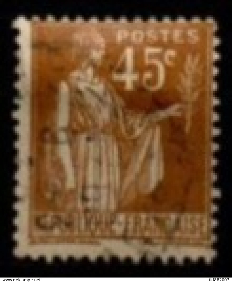 FRANCE    -   1932 .   Y&T N° 282 Oblitéré - 1932-39 Paz