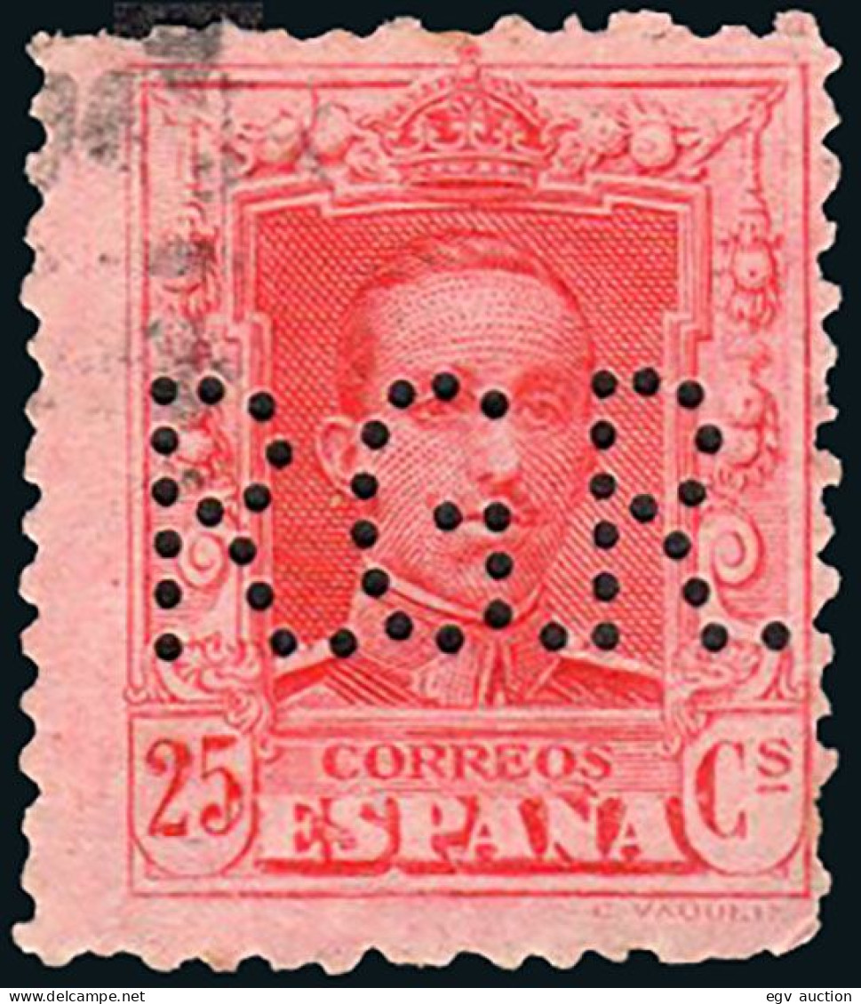 Madrid - Perforado - Edi O 317 - "R.G.R." - Used Stamps