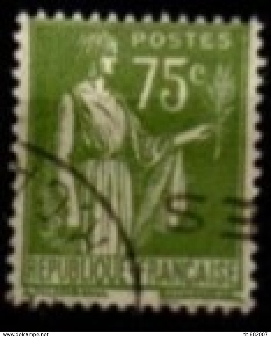 FRANCE    -   1932 .   Y&T N° 284A Oblitéré - 1932-39 Paz