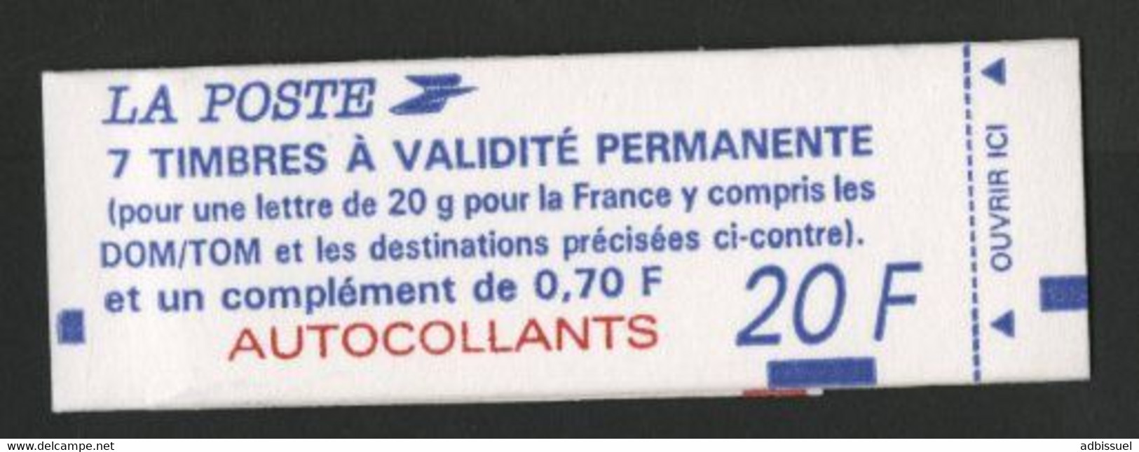 Carnet N° 1506A COTE 85 € Variété "A Sans Accent" (JAMAIS OUVERT). Neuf. TB. - Modernos : 1959-…