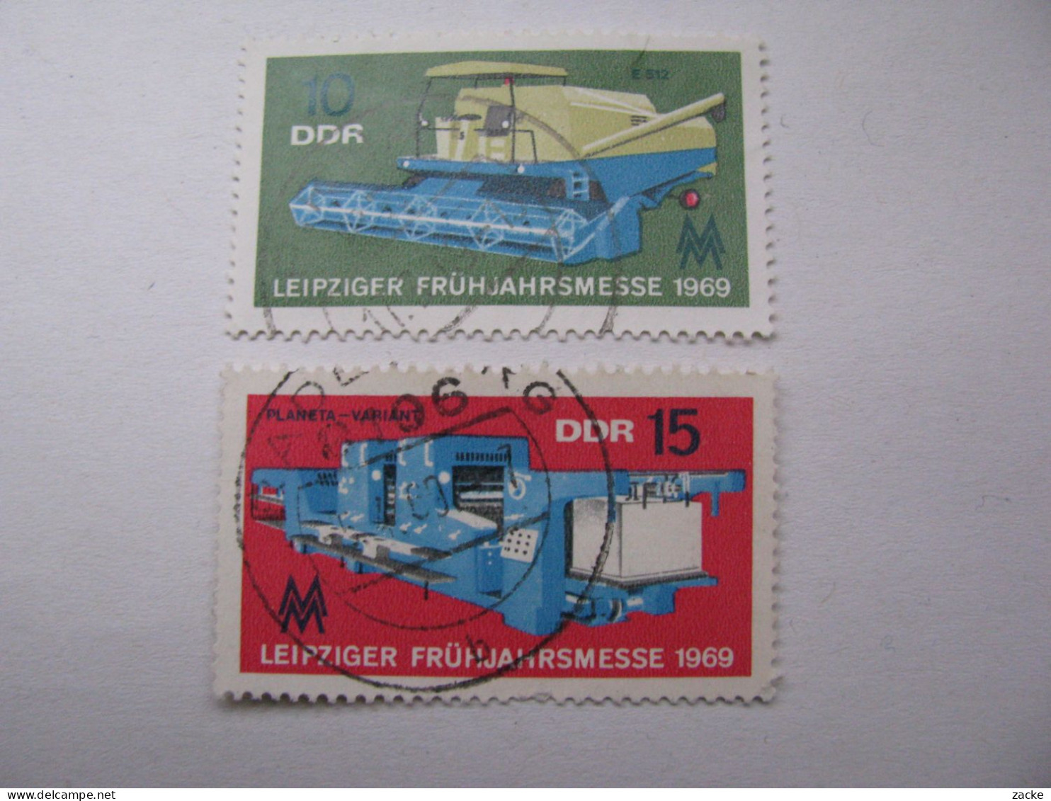DDR  1448 - 1449  O - Gebraucht