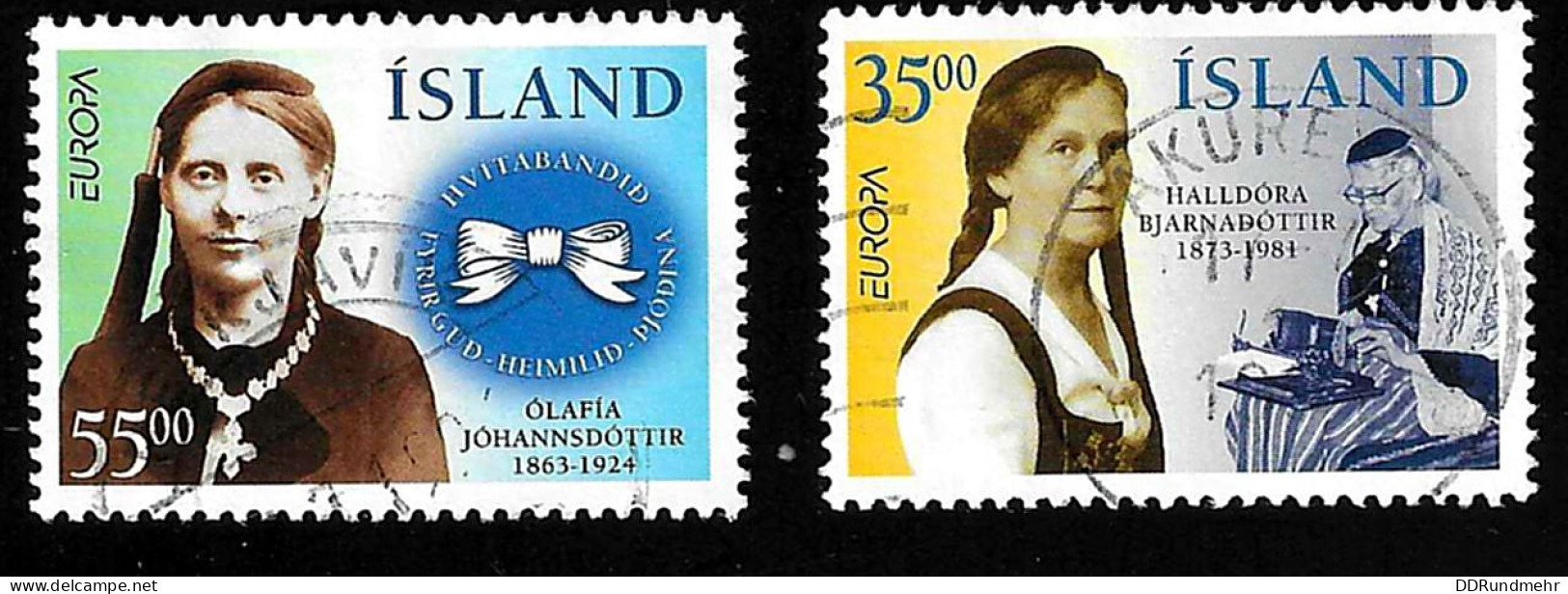 1996 Europa  Michel IS 844 - 845 Stamp Number IS 818 - 820 Yvert Et Tellier IS 797 -798 Xx MNH - Ongebruikt