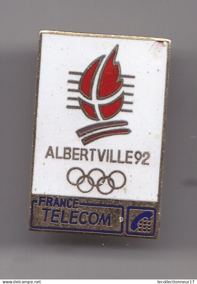 Pin's JO Albertville 92 France Télécom  Réf 8087 - Olympische Spelen