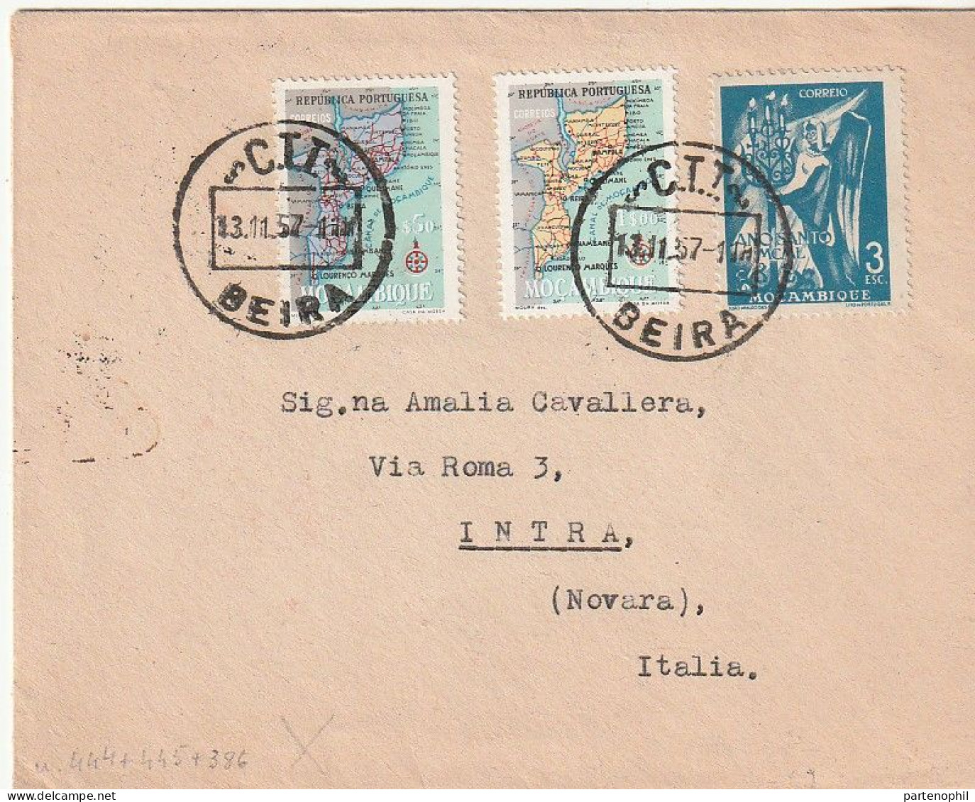 Mocambique Mosambik Mozambico 1957-  Postgeschichte - Storia Postale - Histoire Postale - Mozambico