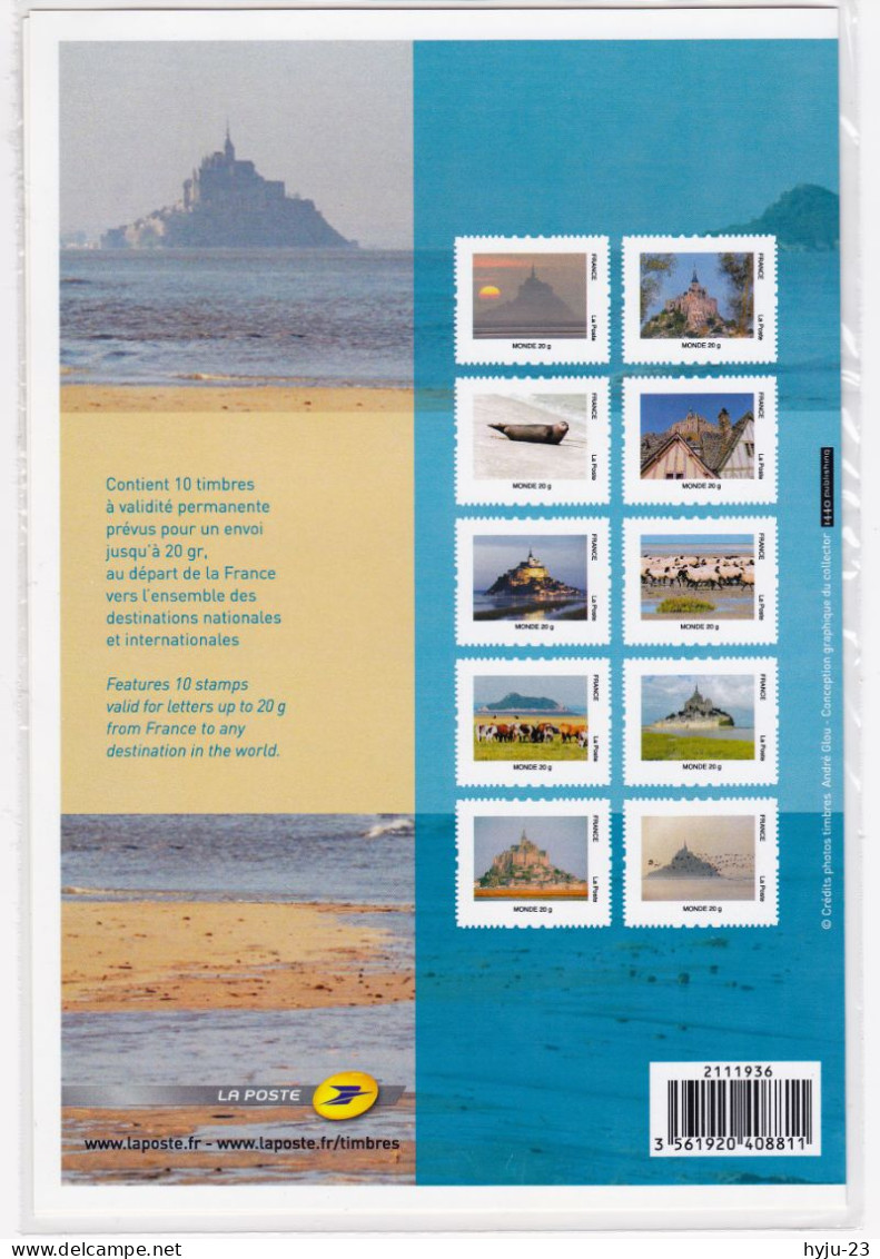 Collector La Poste N° 111 Le Mont St Michel Affranchissement Monde  2011 (sous Blister D'origine) - Collectors