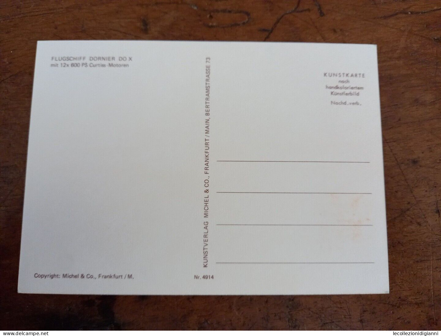 1060) Germania Cartolina Flugschiff Dornier DO X 1982 SSt Timbro Mannheim - Lettres & Documents