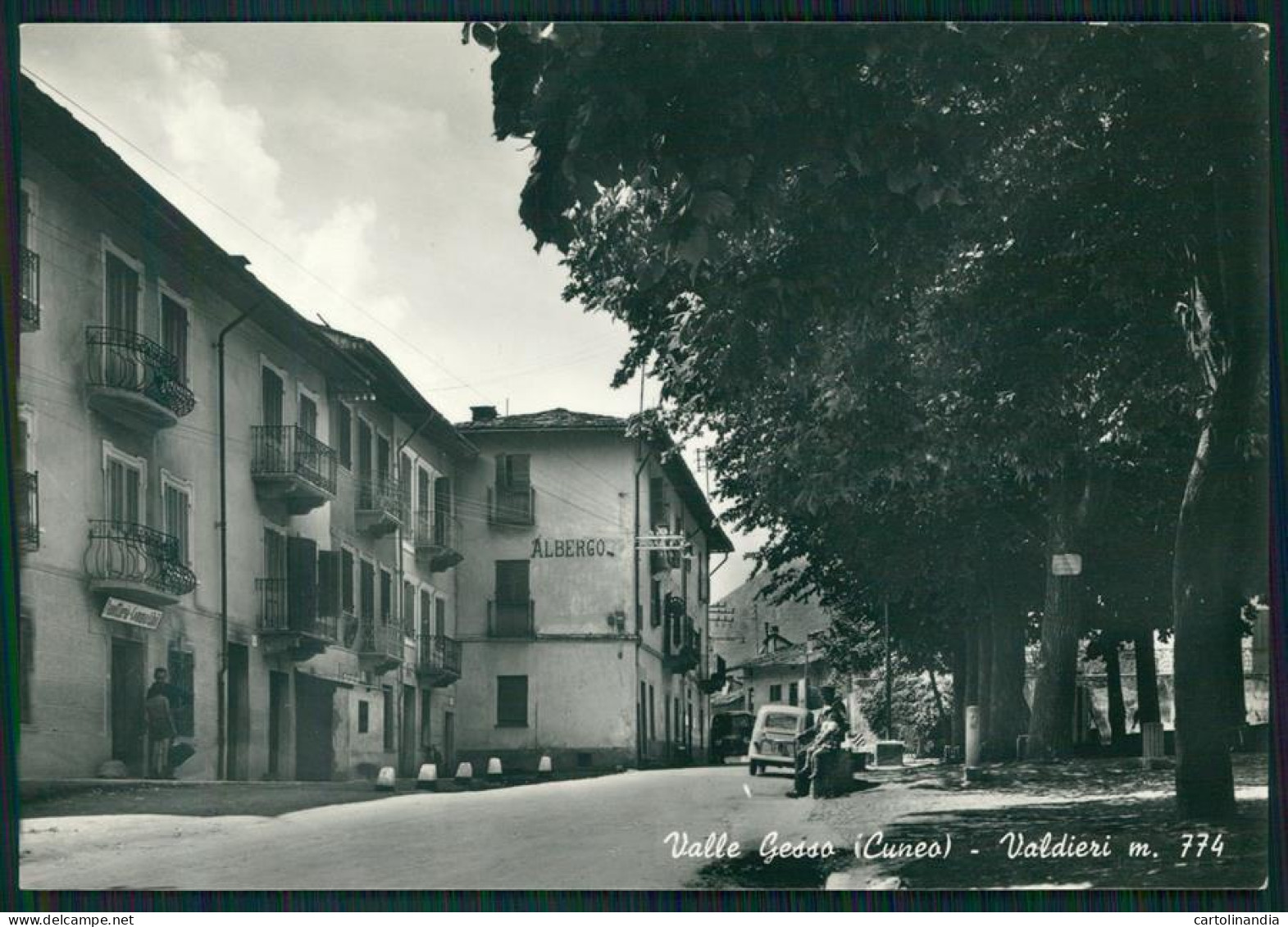 Cuneo Valdieri Valle Gesso Auto Foto FG Cartolina MZ0983 - Cuneo