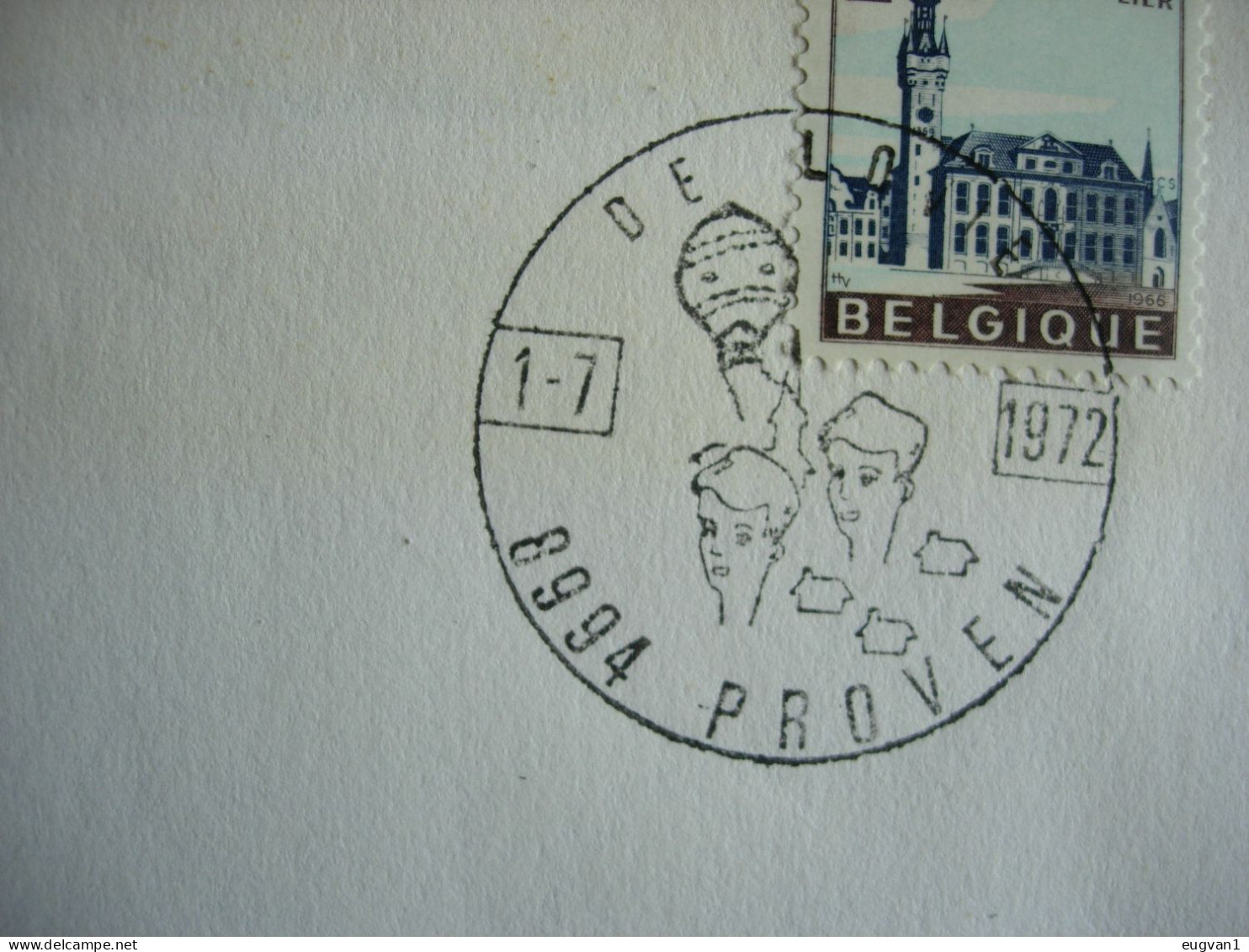 Belgique Montgolfière Proven 1.7.1972 - Montgolfières