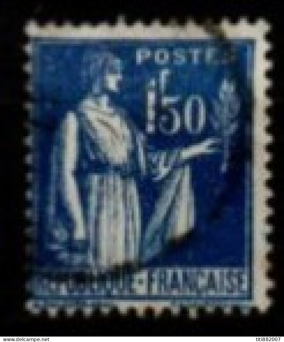 FRANCE    -   1932 .   Y&T N° 288 Oblitéré - 1932-39 Frieden