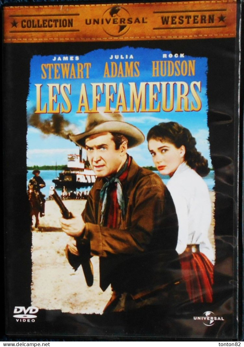 Les Affameurs - James Stewart - Julia Adams - Rock Hudson . - Western