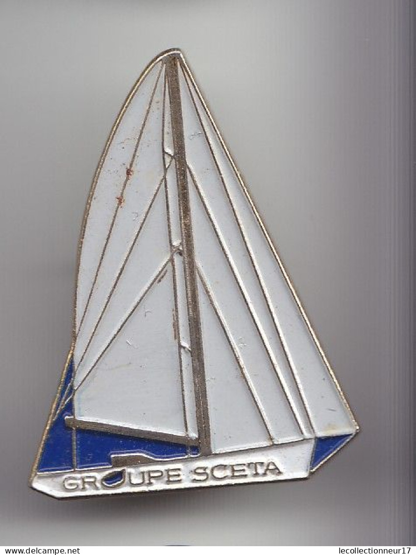 Pin's  Bateau Voilier Groupe Sceta Réf 3953 - Vela