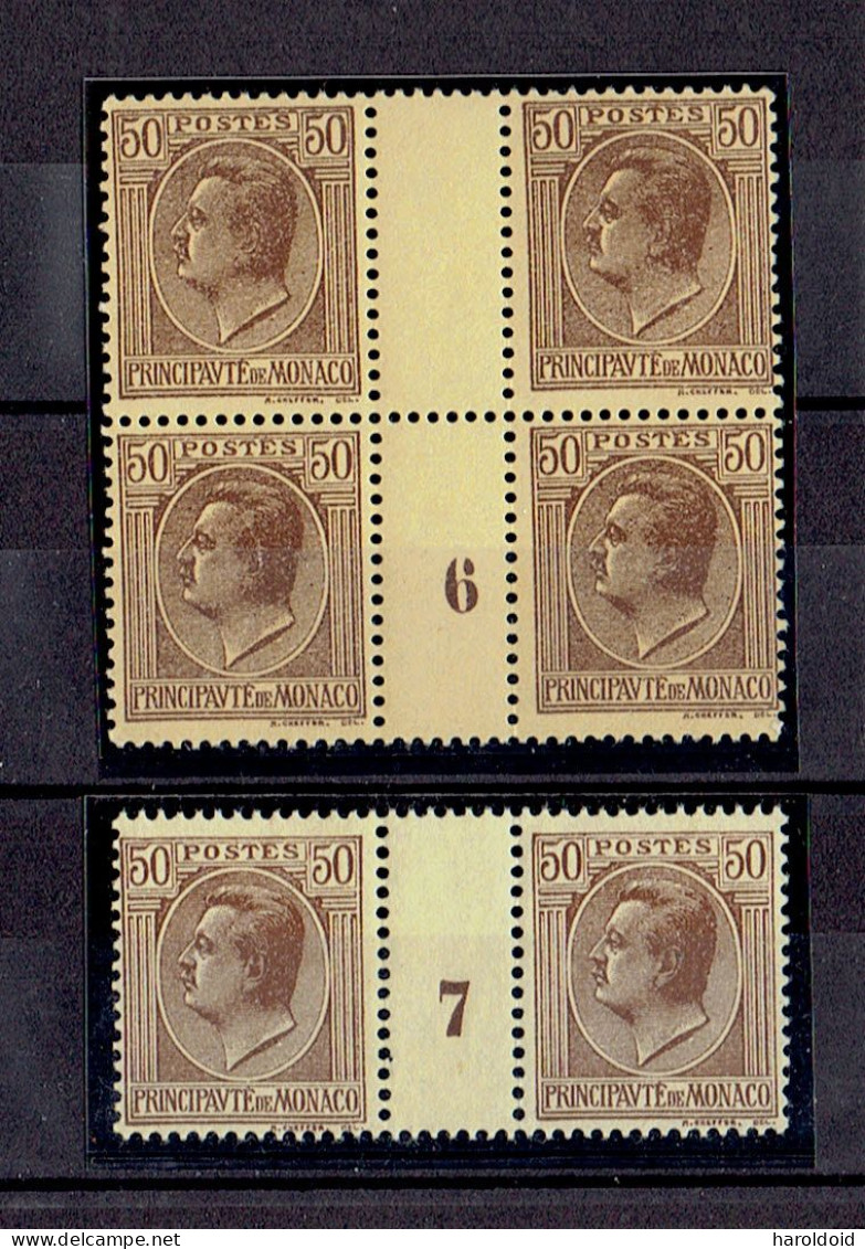 MONACO - MILLESIME - N°87 ** - MILLESIMES 6 - 7 - Unused Stamps