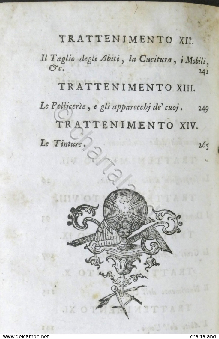 Lo Spettacolo Della Natura - Trattenimenti Storia Naturale - Tomo XI - Ed. 1751 - Ohne Zuordnung