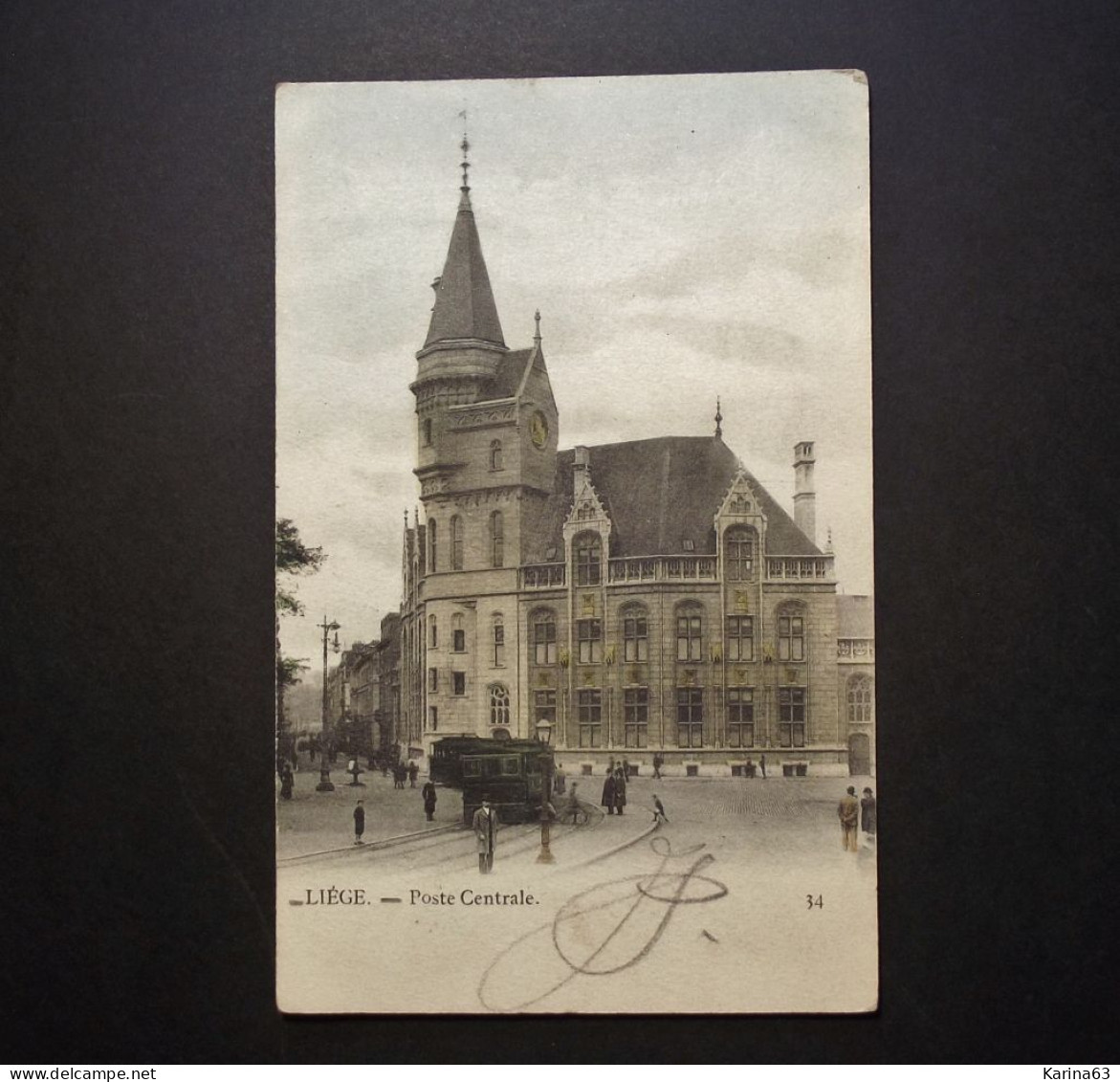 België - Belgique - Liège - Luik - Poste Centrale - Used Card 1905 Vers Paris ( France) - Luik