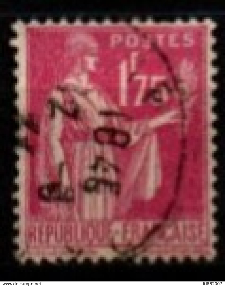 FRANCE    -   1932 .   Y&T N° 289  Oblitéré - 1932-39 Paz