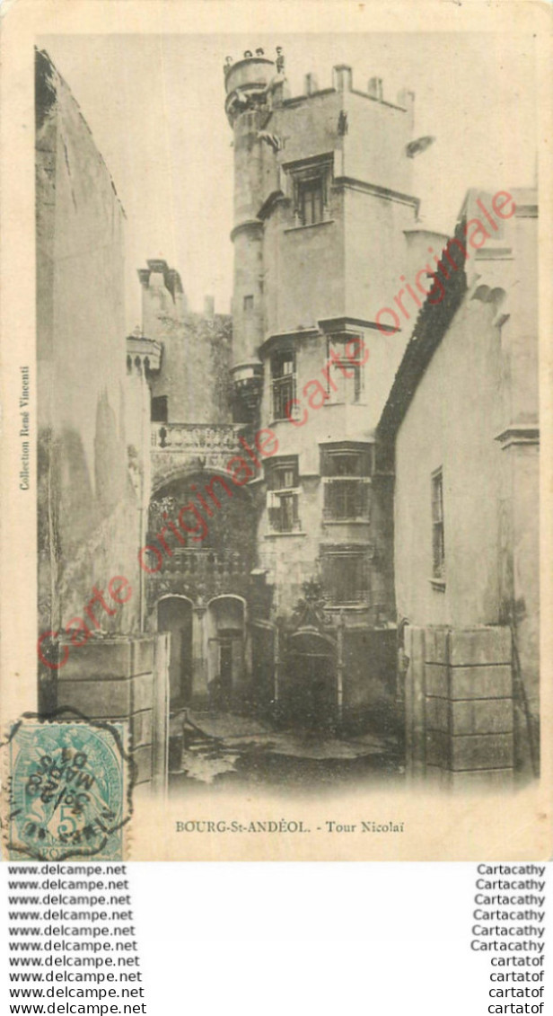 07. BOURG SAINT ANDEOL .  Tour Nicolaï . - Bourg-Saint-Andéol