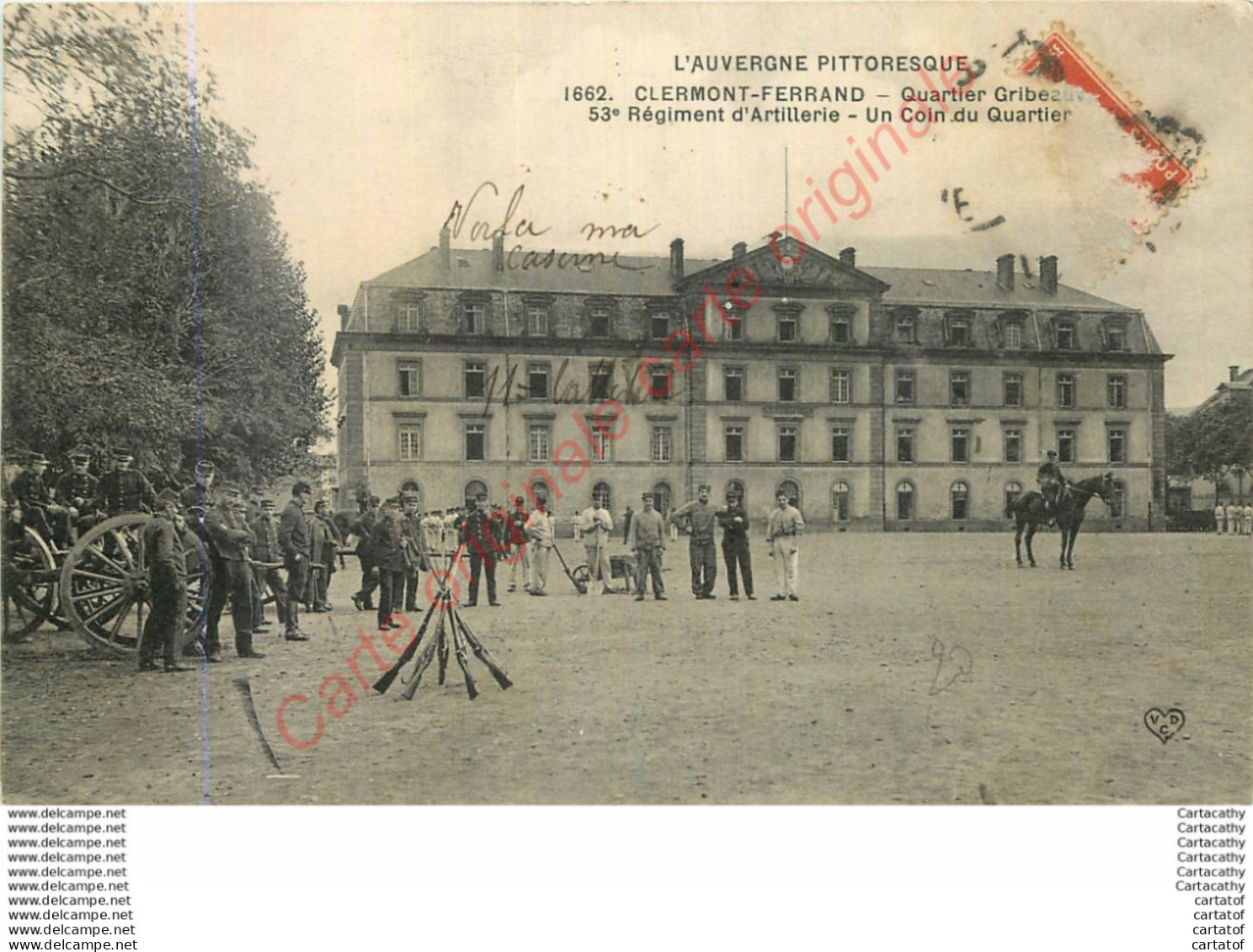 63.  CLERMONT FERRAND . Quartier Gribeauval .  53e Régiment D'Artillerie . Un Coin Du Quartier . - Clermont Ferrand