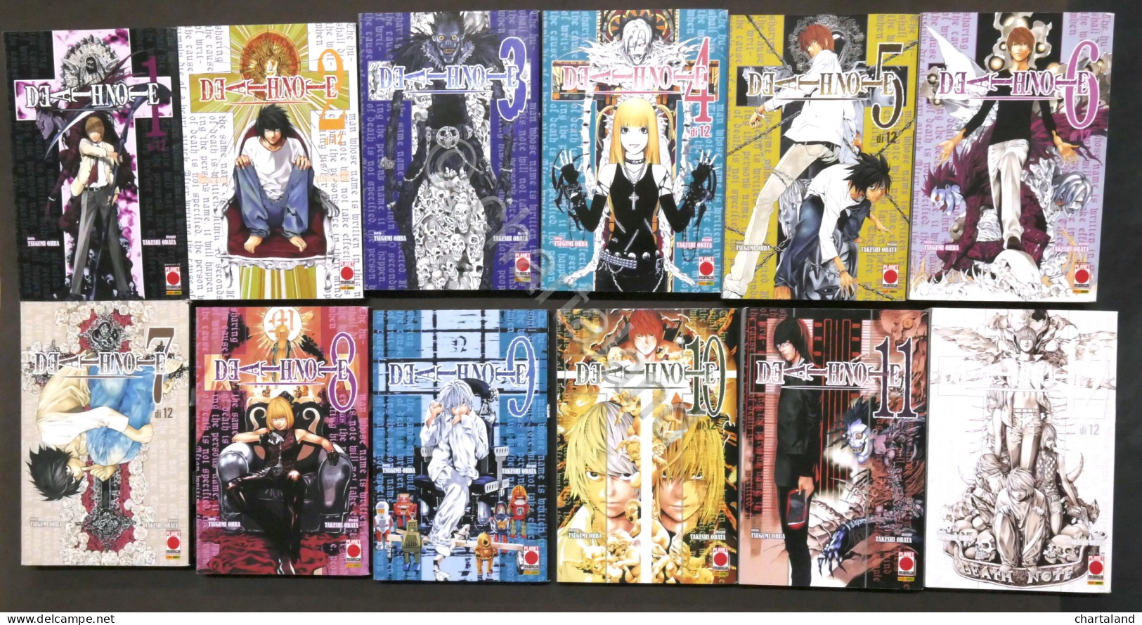 Fumetti - Death Note - Serie Completa 1-12 - Ed. 2021 Planet Manga - Other & Unclassified